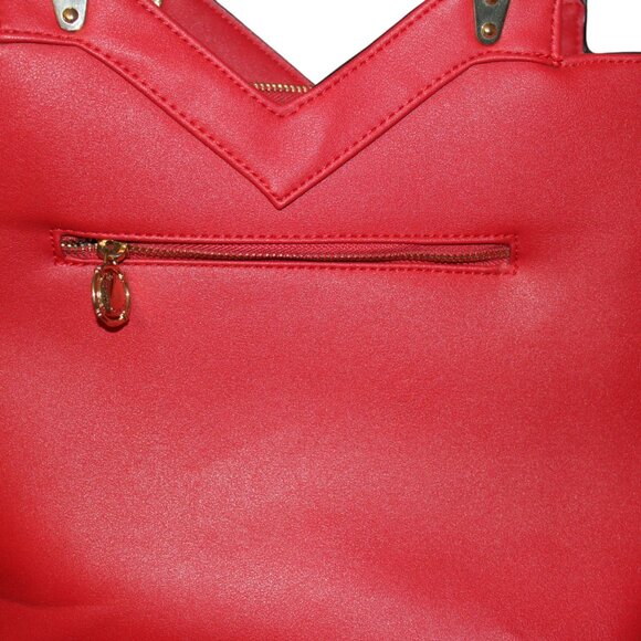 SALE! ALL PURSES $10 Catherine Malandrino Red Handbag EUC - Picture 11 of 16